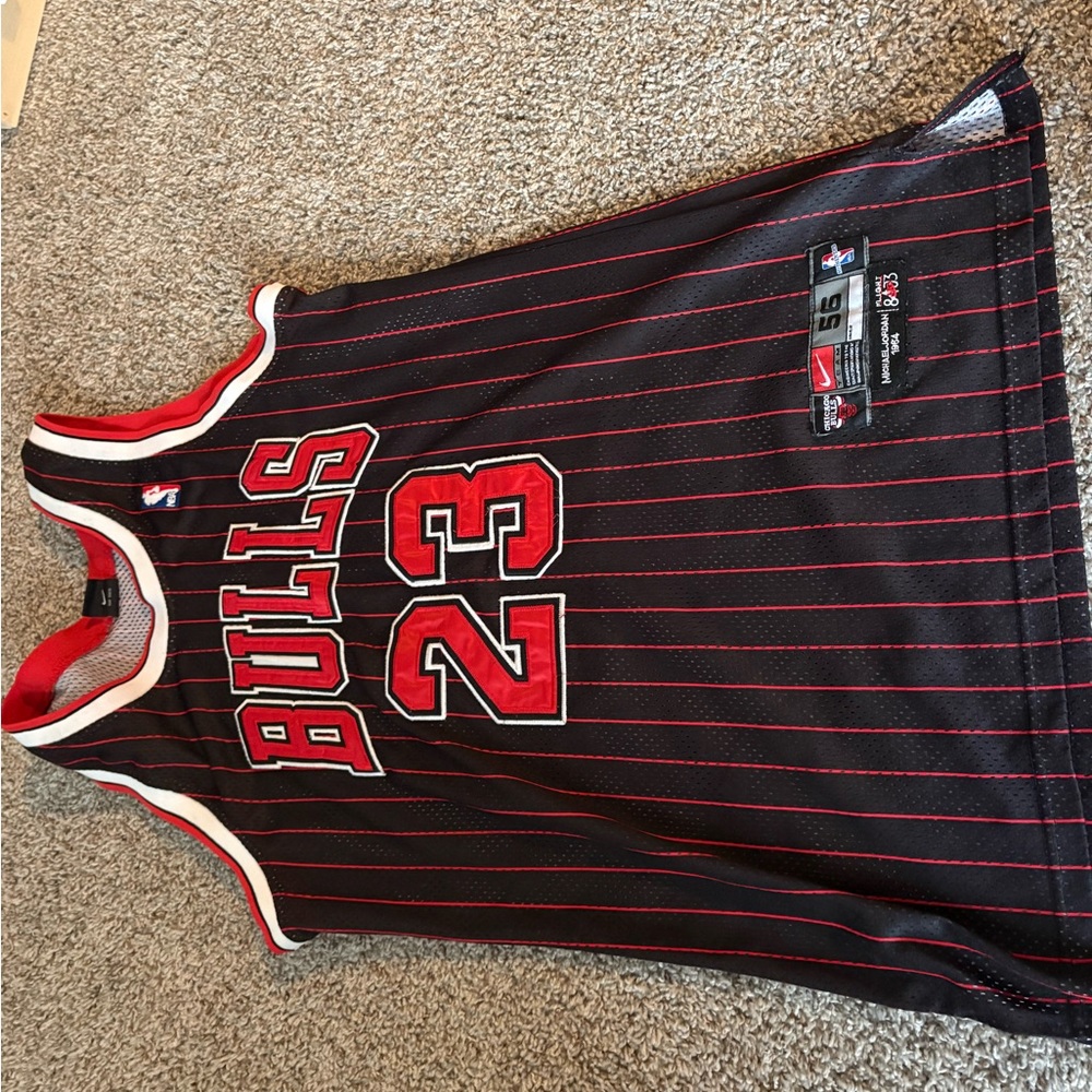 Bulls Black and Red Jersey